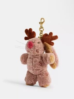 Coach Floppy with Antlers bag charm